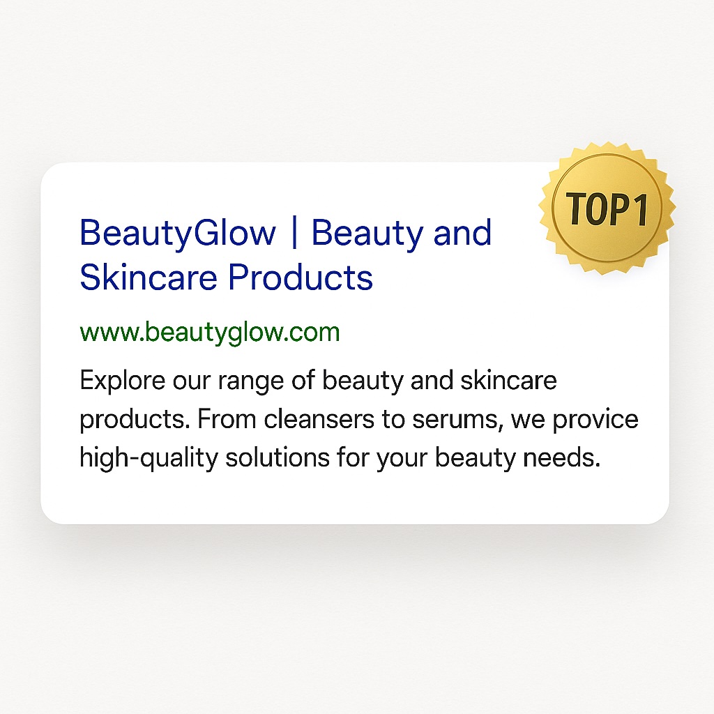 Reach the first place on Google Reach the first place on Google