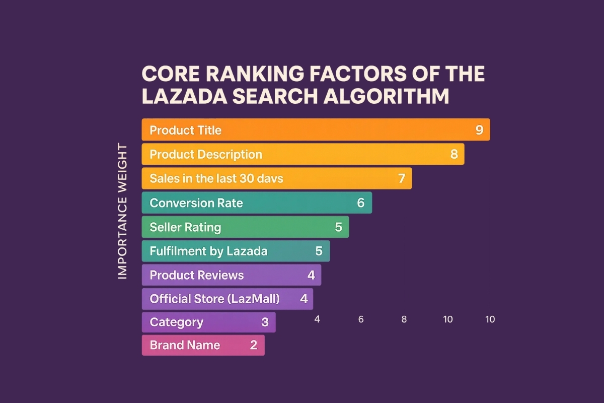 Core Ranking Factors SEO Lazada