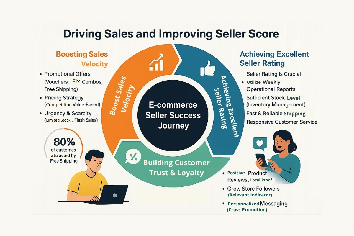 Driving Sales and improving seller Score on Lazada (SEO) Driving Sales and improving seller Score on Lazada (SEO)